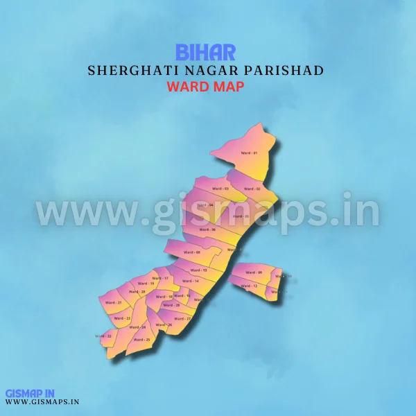 Sherghati Nagar Parishad Ward Map